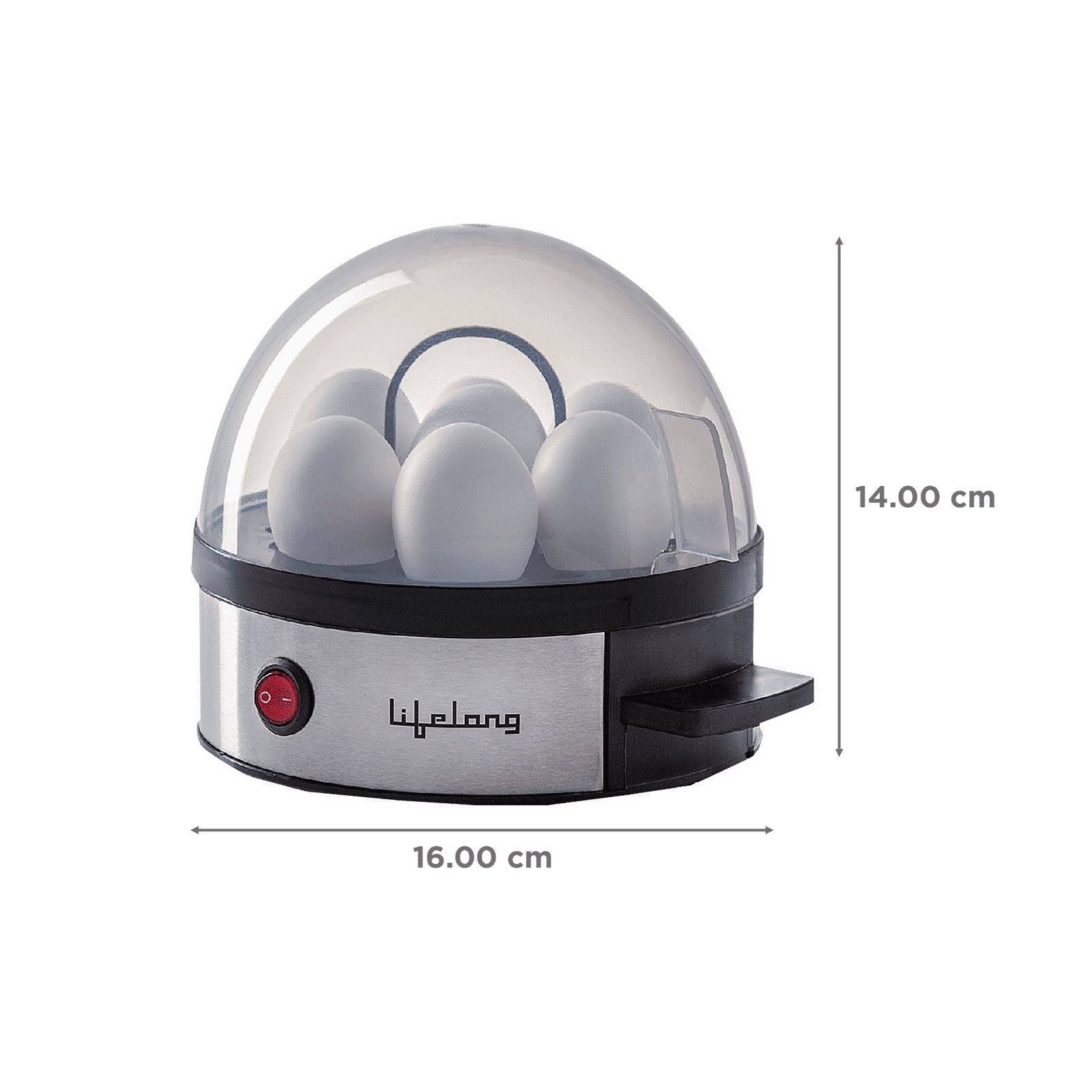 Lifelong LLEB01 7 Egg Electric Egg Boiler with Overheat Protection (Silver)_2