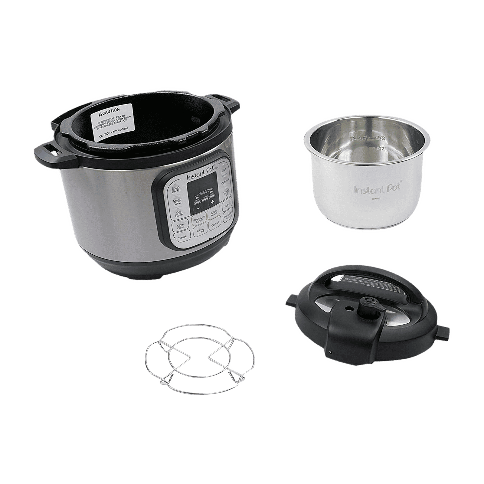Instant Pot Duo 3 Litre Electric Multi Cooker with Detachable Power Cord (Silver)_4
