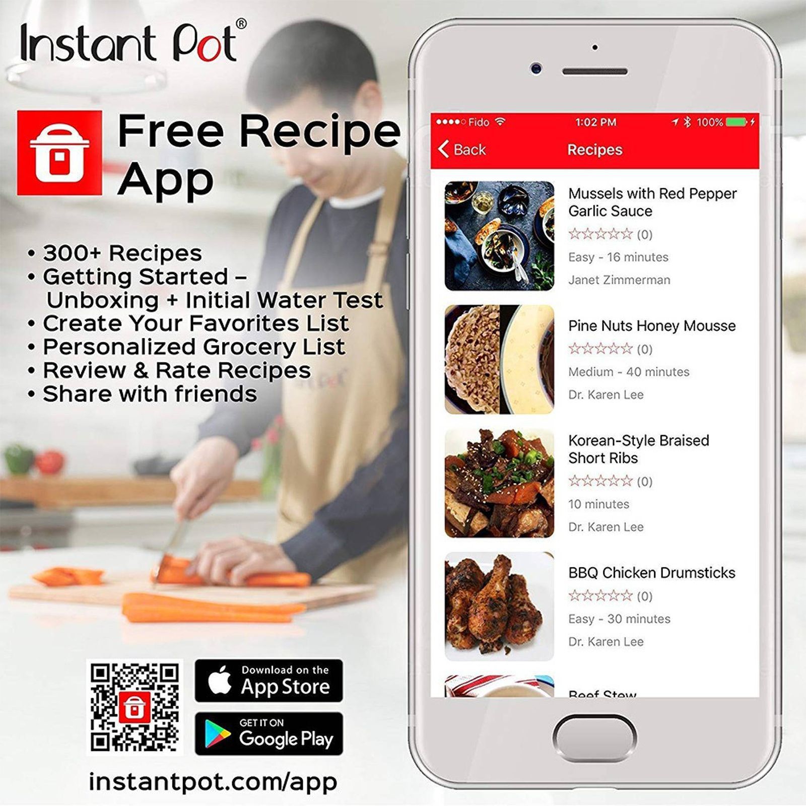 Instant Pot Duo 3 Litre Electric Multi Cooker with Detachable Power Cord (Silver)_5