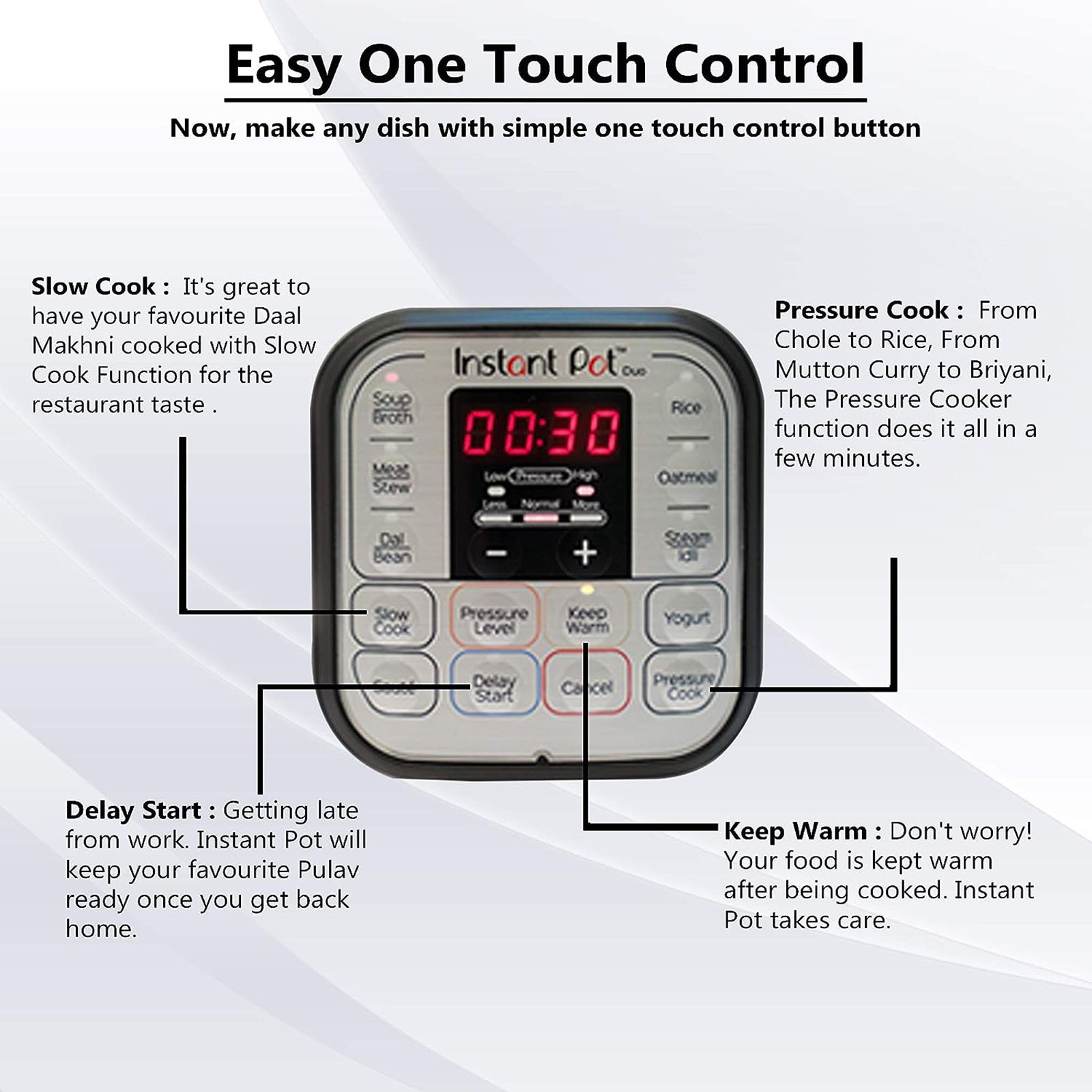 Instant Pot Duo 5.7 Litre Electric Multi Cooker with Keep Warm Function (Silver)_7