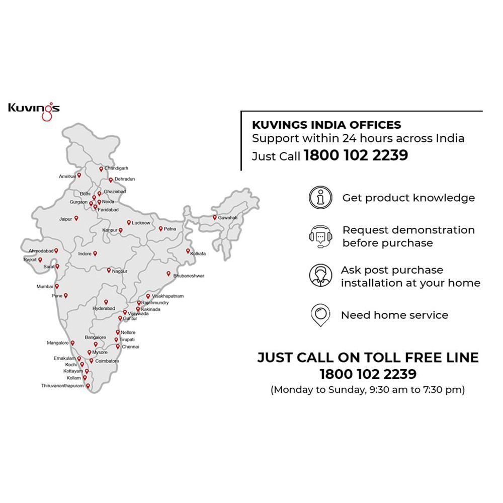 Kuvings 6 Litre Electric Multi Pot Cooker with Touch Panel with LCD Screen (Silver)_6