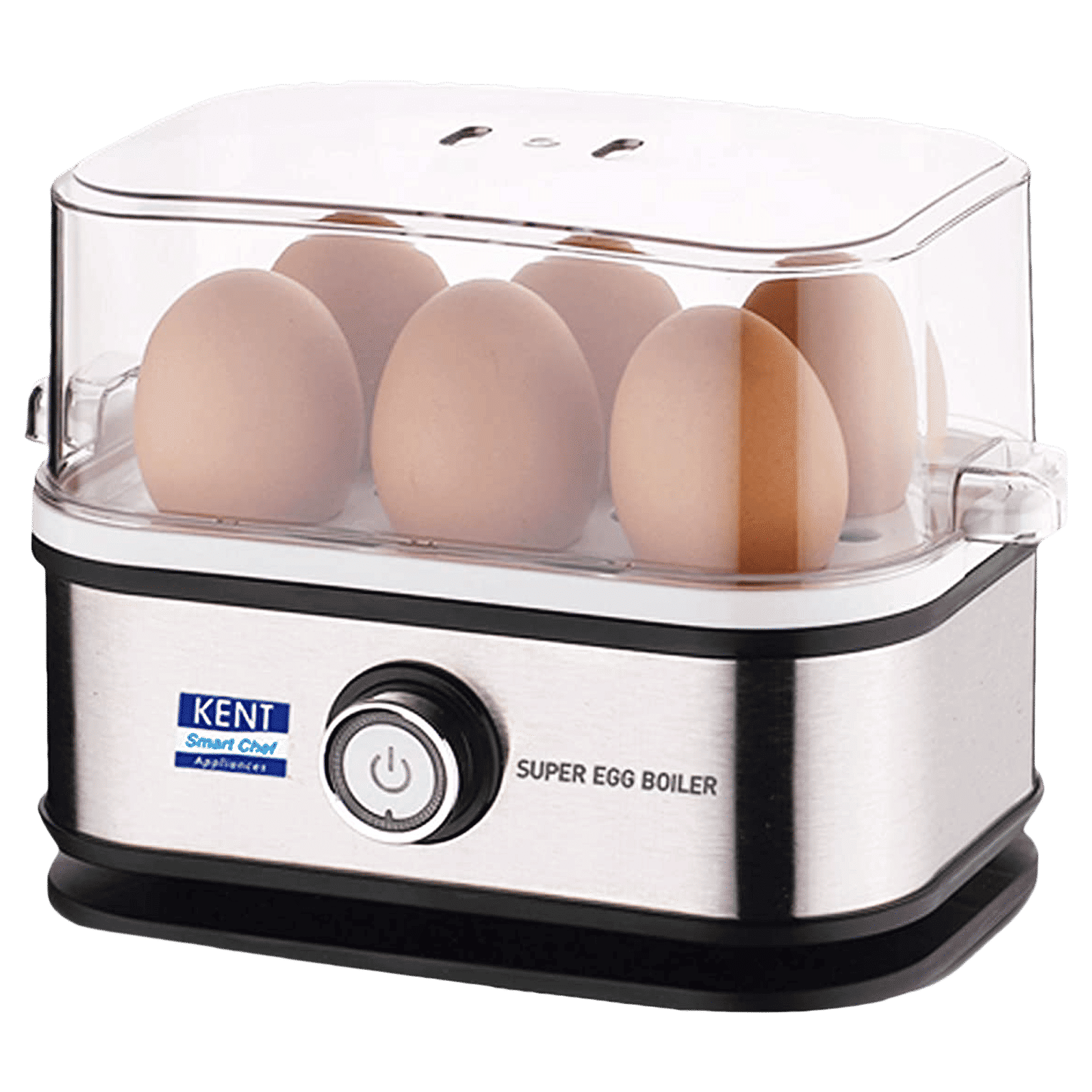 KENT Super 6 Egg Electric Egg Boiler with Auto Shut Off (Silver)_9