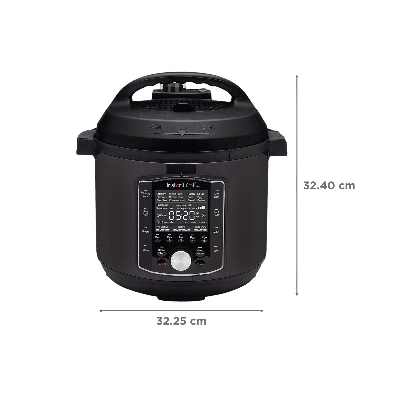 Instant Pot Pro 5.35 Litre Electric Multi Pot Cooker with Keep Warm Function (Black)_2