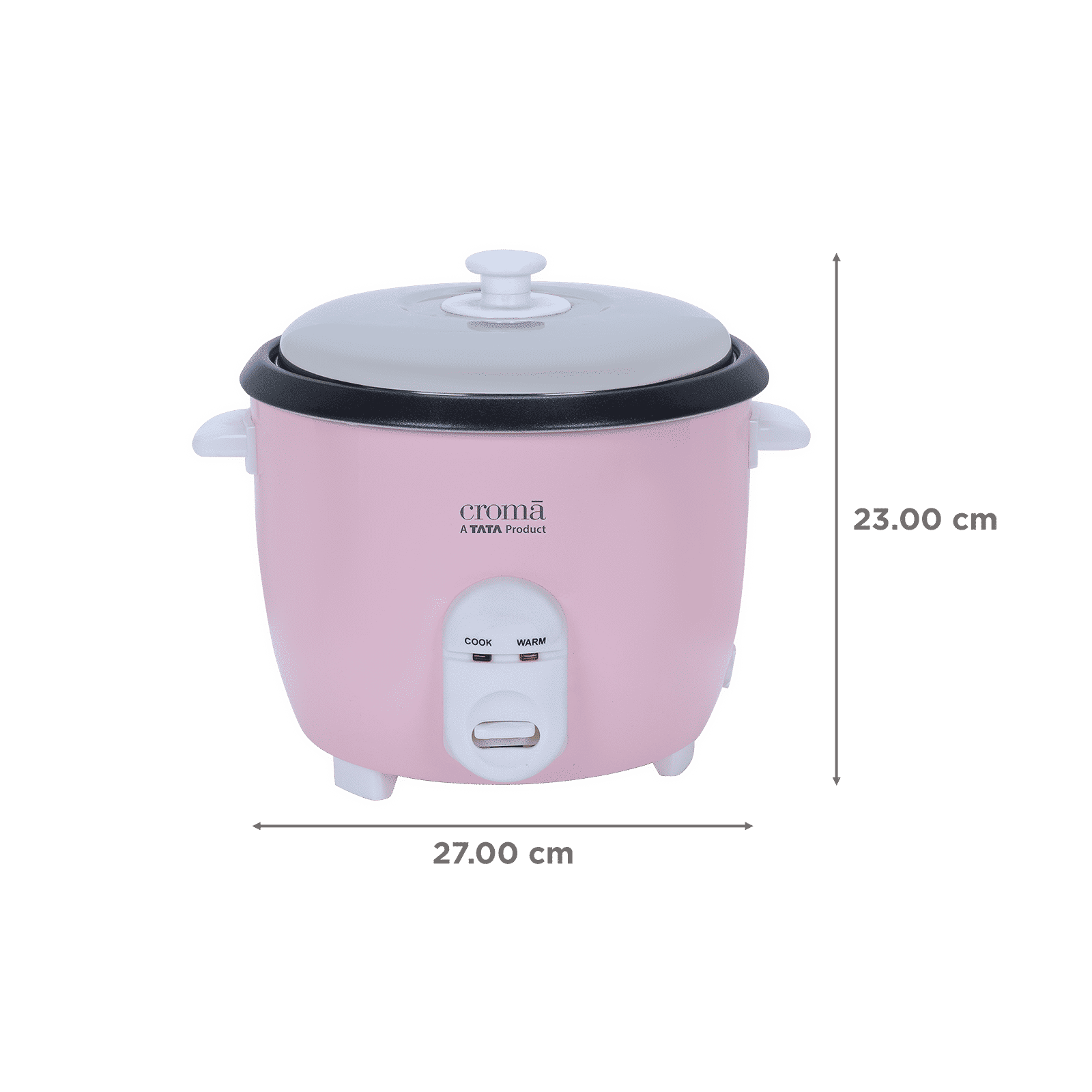 Croma 1.8 Litre Electric Rice Cooker with Keep Warm Function (Pink) Croma 1.8 Litre Electric Rice Cooker with Keep Warm Function (Pink)_2