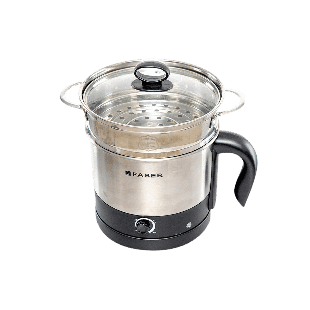 FABER FWK 1.2 Litre Electric Multi Cooker with Cool Touch Handle (Silver)_12