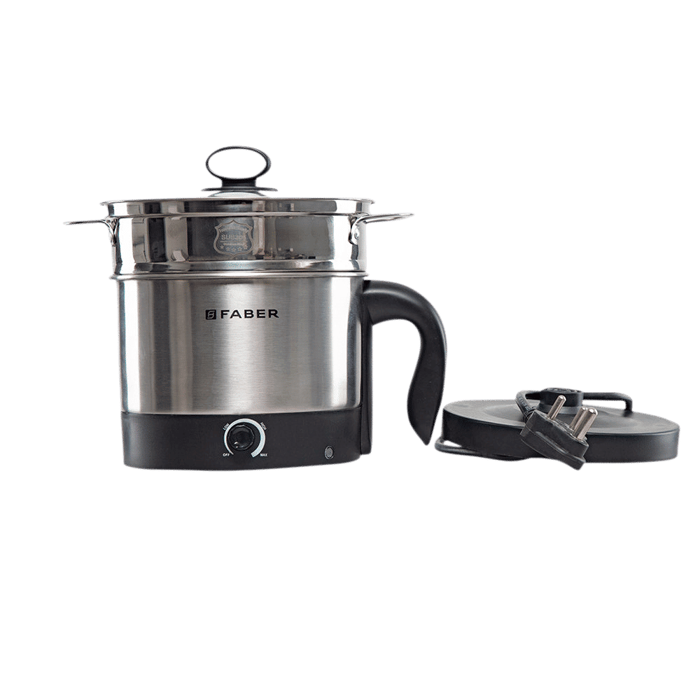 FABER FWK 1.2 Litre Electric Multi Cooker with Cool Touch Handle (Silver)_6