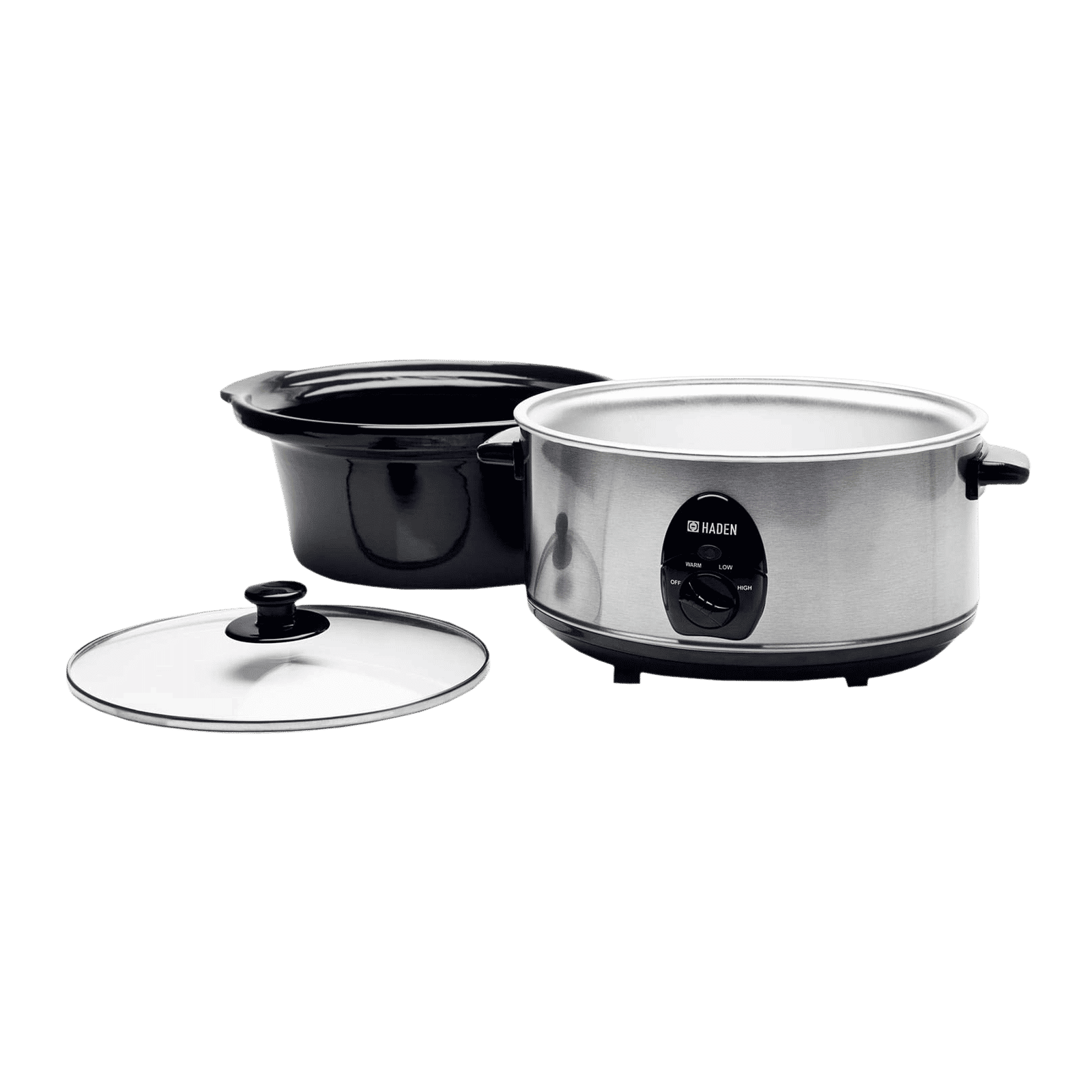 HADEN 3.5 Litre Electric Slow Cooker with Power Light Indicator (Silver) HADEN 3.5 Litre Electric Slow Cooker with Power Light Indicator (Silver)_8