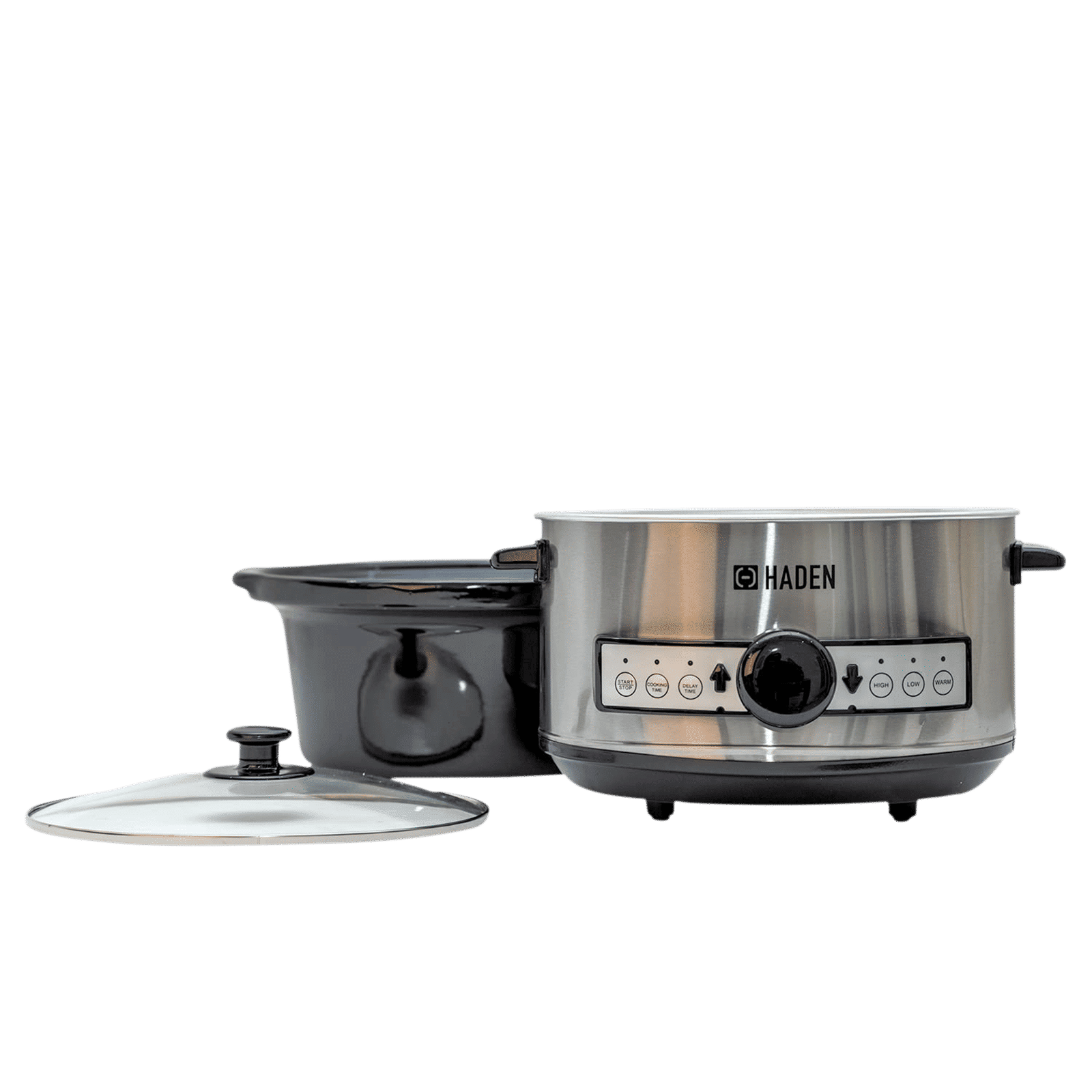 HADEN 3.5 Litre Electric Slow Cooker with Power Light Indicator (Silver) HADEN 3.5 Litre Electric Slow Cooker with Power Light Indicator (Silver)_4