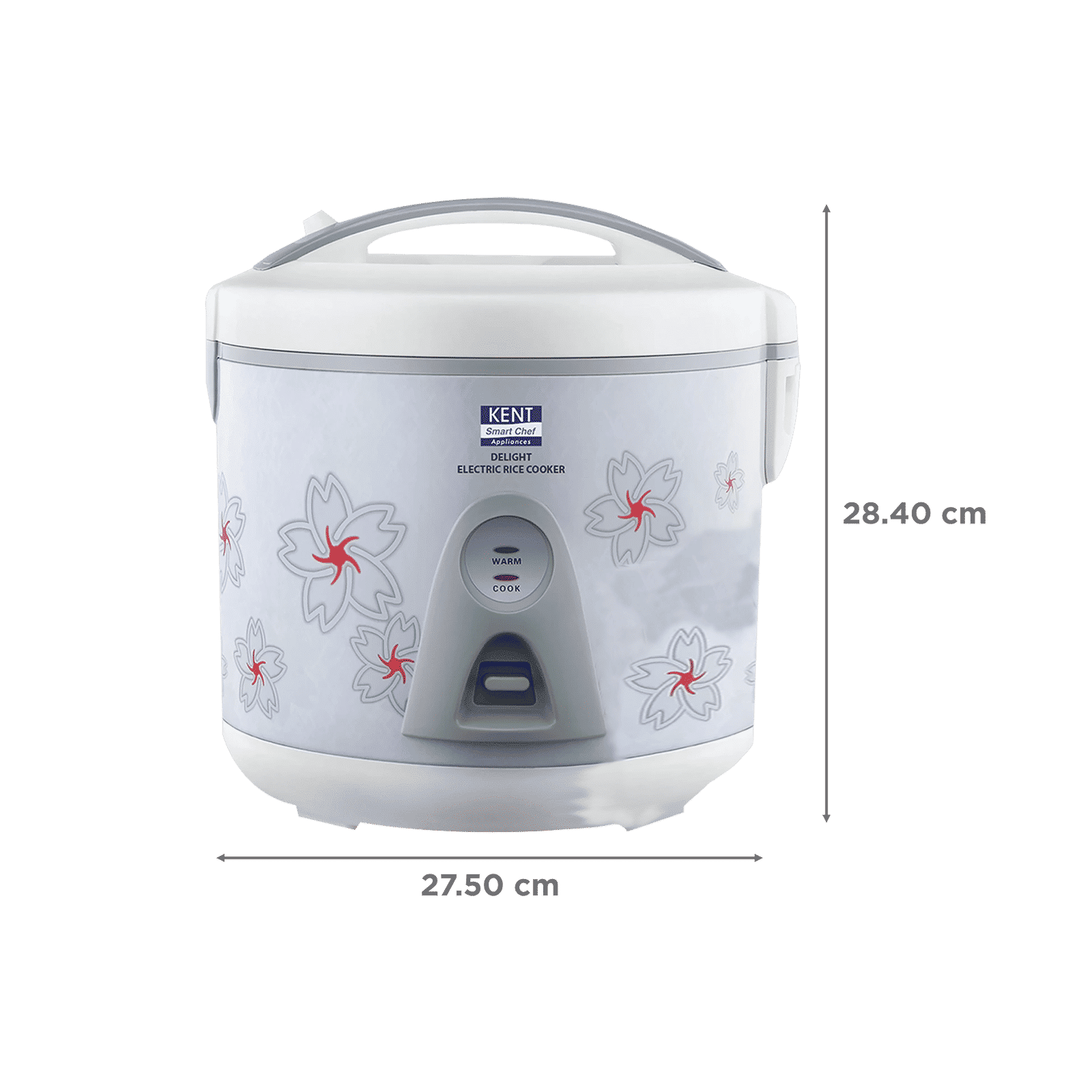 KENT Delight 1.8 Litre Electric Rice Cooker with Keep Warm Function (White) KENT Delight 1.8 Litre Electric Rice Cooker with Keep Warm Function (White)_2