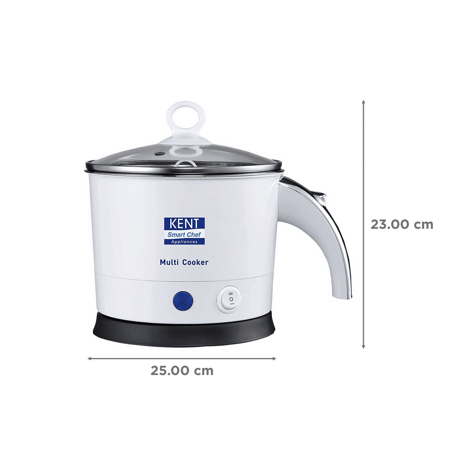 KENT 1.2 Litre Electric Multi Cooker with Auto Shut Off (White) KENT 1.2 Litre Electric Multi Cooker with Auto Shut Off (White)_2