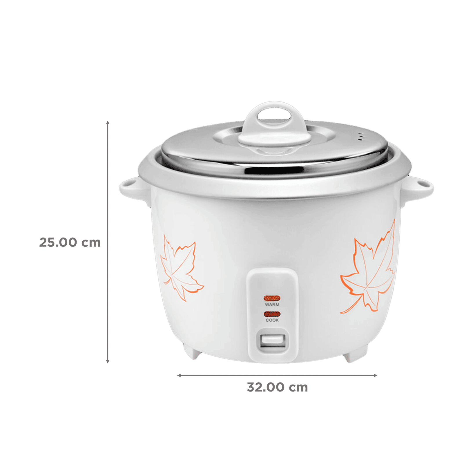 USHA RC18SS2 1.8 Litre Electric Rice Cooker with Keep Warm Function (White)_2