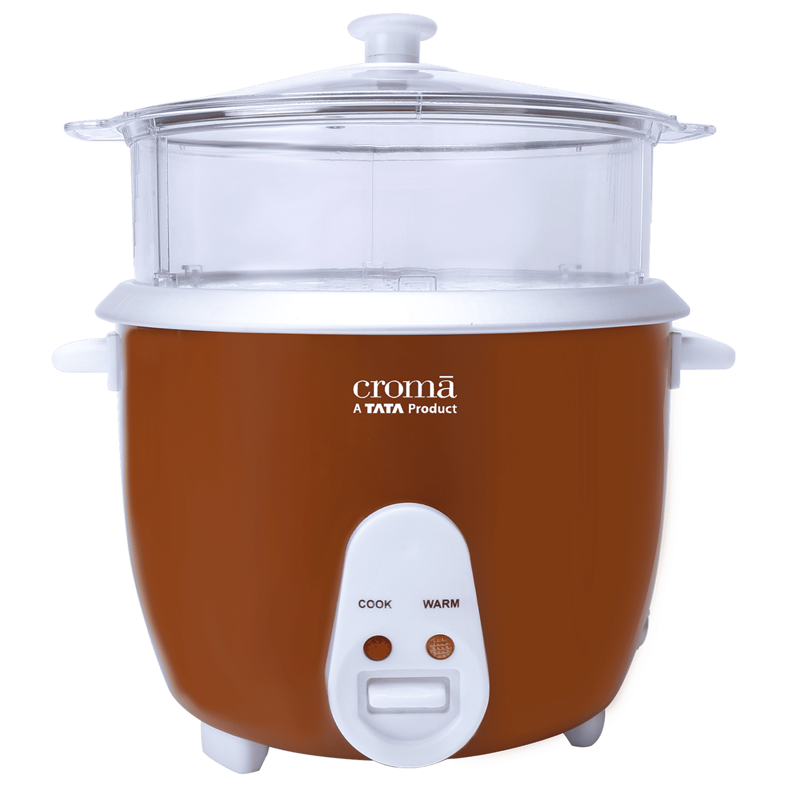 Croma 1.8 Litre Electric Rice Cooker & Steamer with Keep Warm Function (Brown) Croma 1.8 Litre Electric Rice Cooker & Steamer with Keep Warm Function (Brown)_1