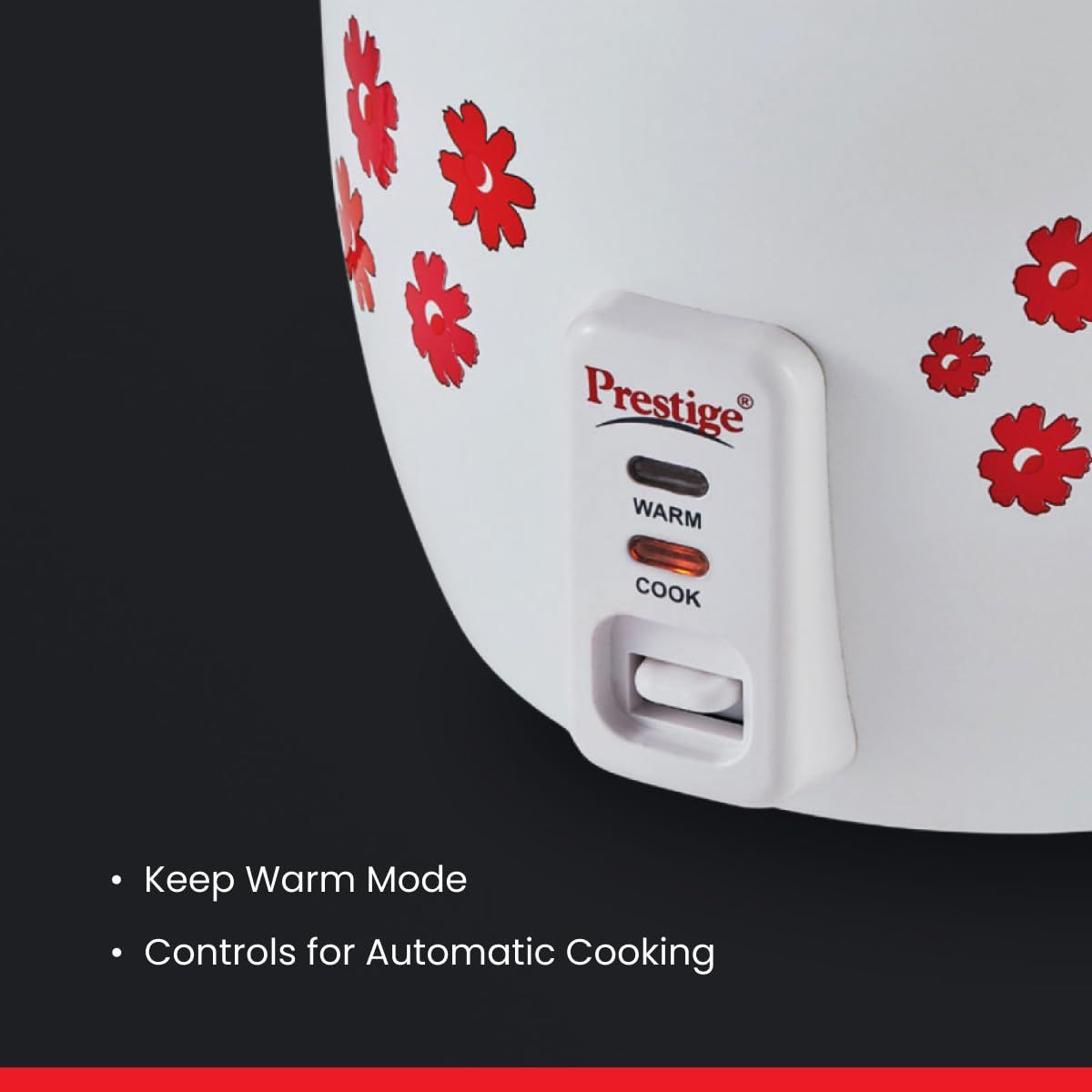 Prestige Delight PRWO 1.8 Litre Electric Rice Cooker with Keep Warm Function (White) Prestige Delight PRWO 1.8 Litre Electric Rice Cooker with Keep Warm Function (White)_7