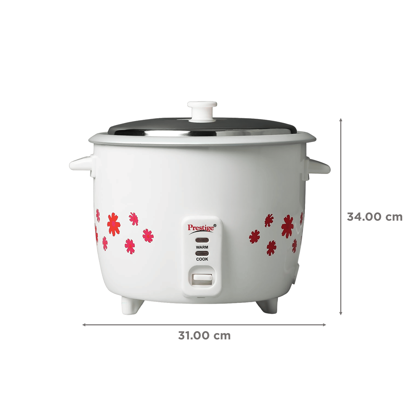 Prestige Delight PRWO 1.8 Litre Electric Rice Cooker with Keep Warm Function (White) Prestige Delight PRWO 1.8 Litre Electric Rice Cooker with Keep Warm Function (White)_2