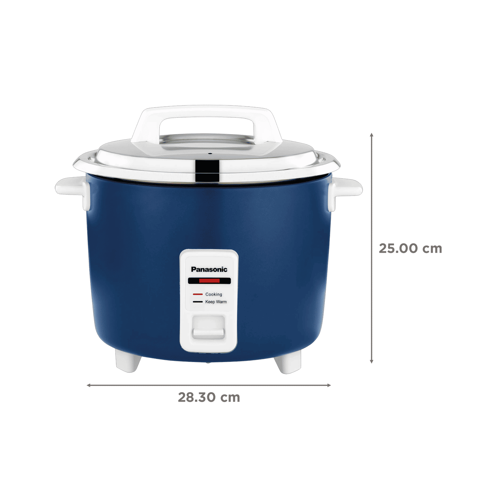 Panasonic Steel XS 1.8 Litre Electric Rice Cooker with Keep Warm Function (Midnight Blue)_2