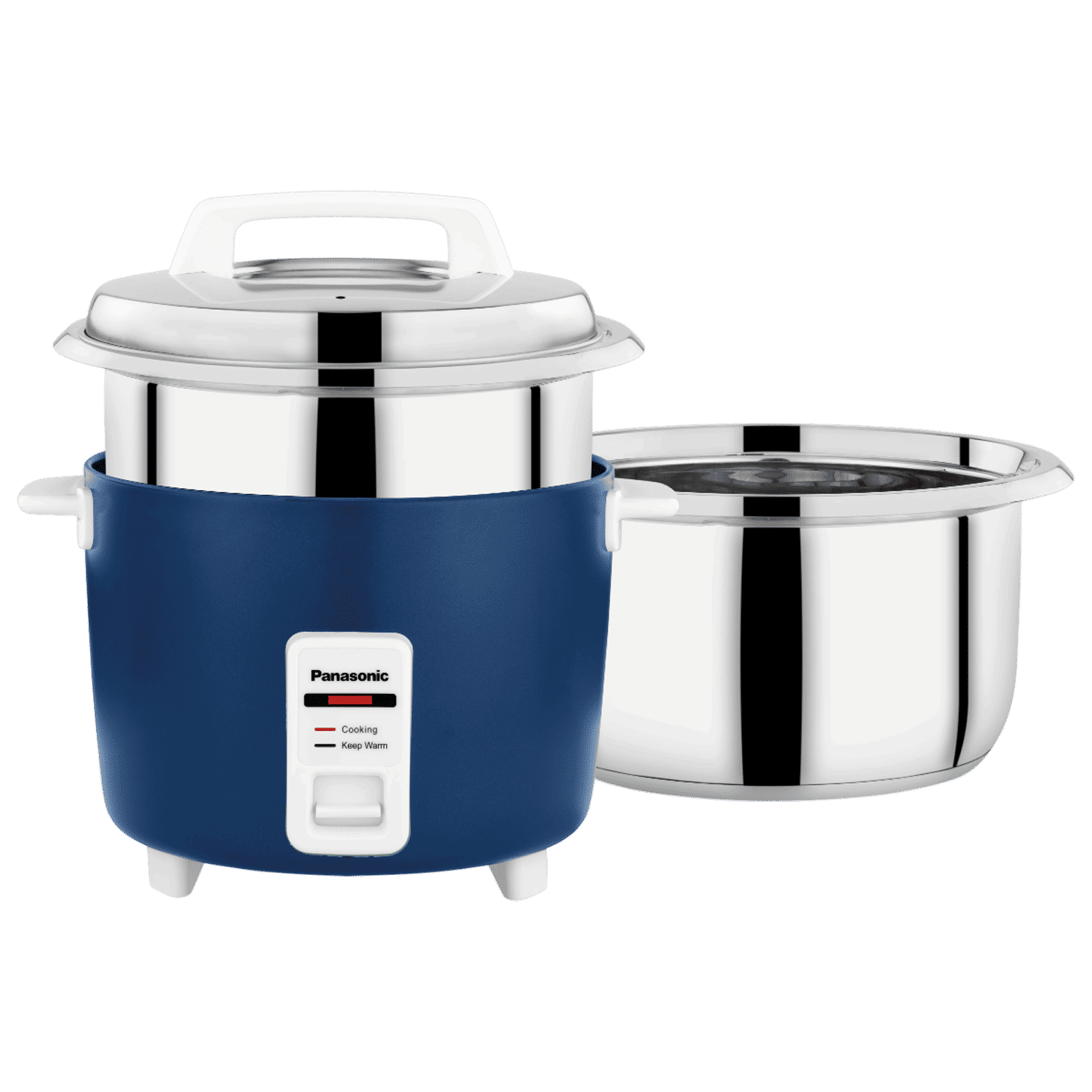 Panasonic Steel XS 1.8 Litre Electric Rice Cooker with Keep Warm Function (Midnight Blue)_1