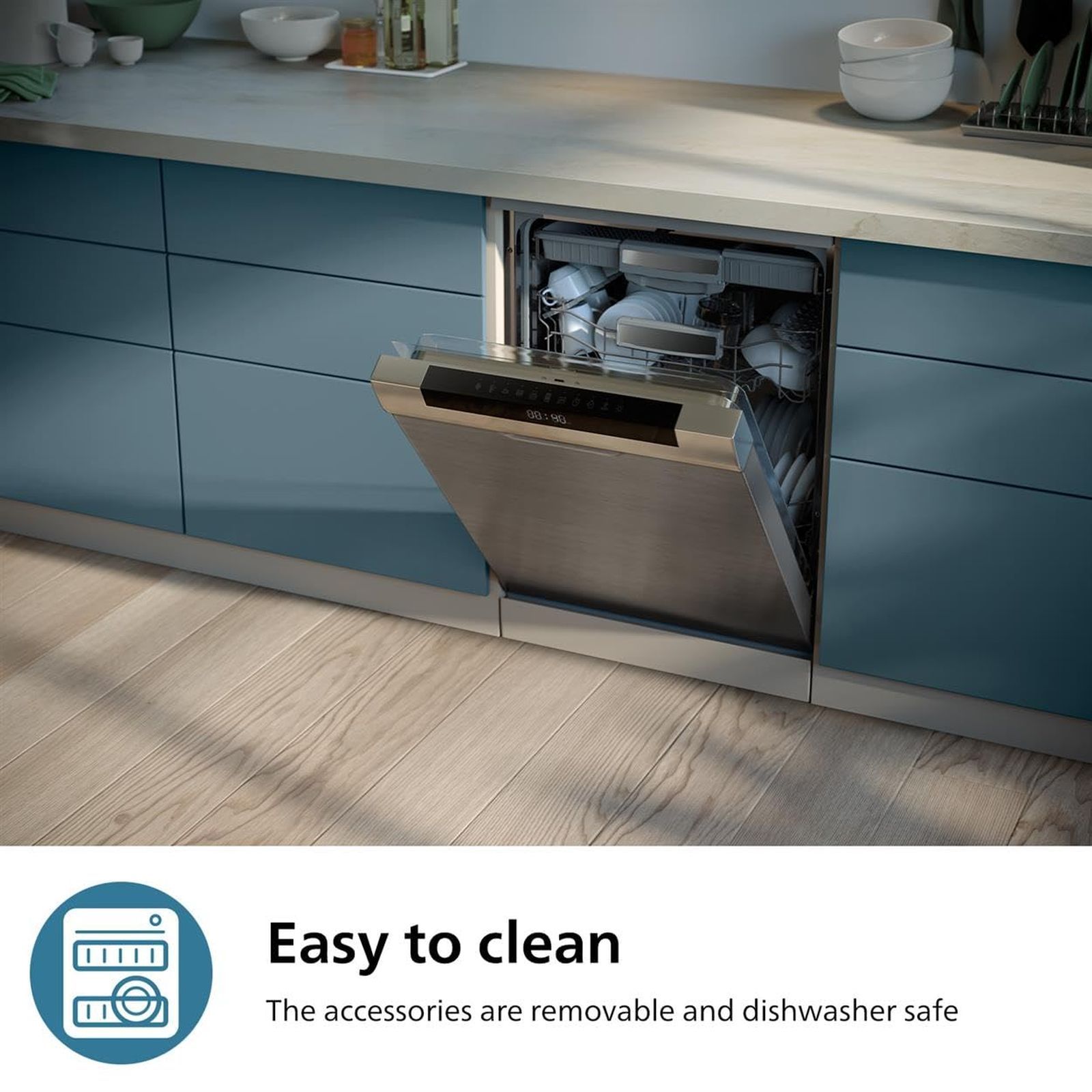 PHILIPS 3000 Series 6 Egg Electric Egg Boiler with Three Cooking Levels (Deep Black)_8