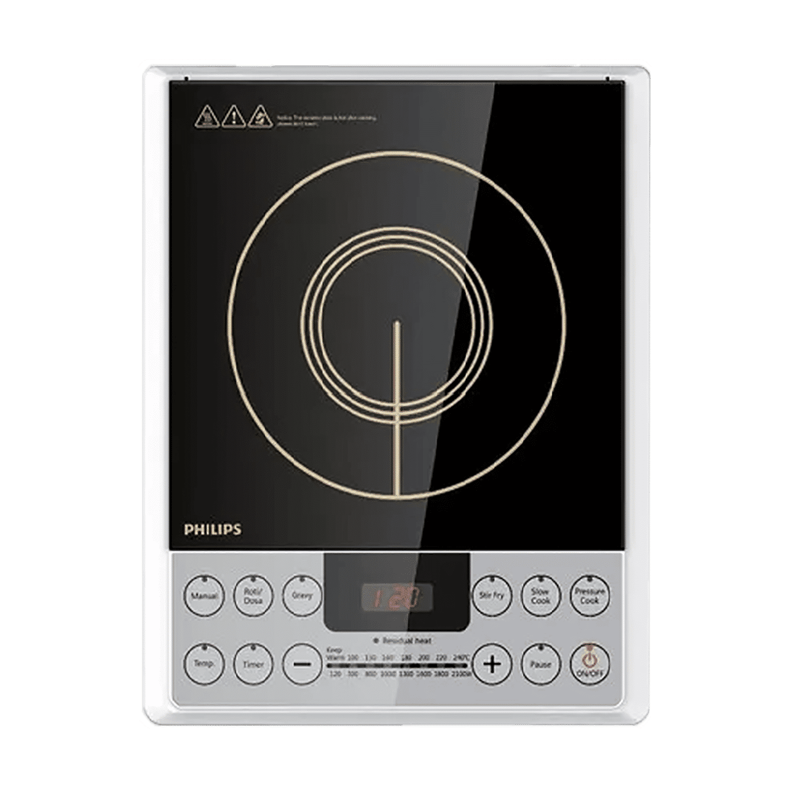 PHILIPS Daily Collection 2100W Induction Cooktop with 8 Power Settings PHILIPS Daily Collection 2100W Induction Cooktop with 8 Power Settings_1