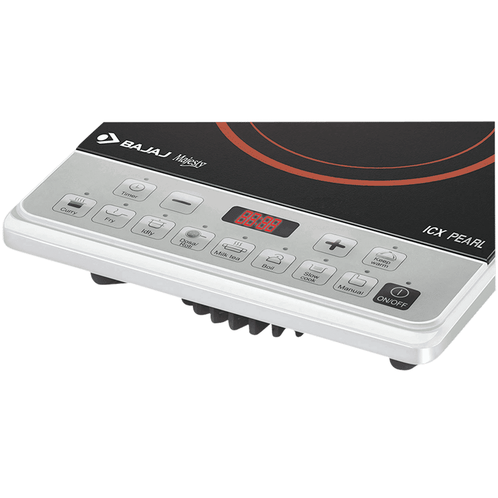 Bajaj Majesty ICX Pearl 1900W Induction Cooktop with 8 Preset Menus_5