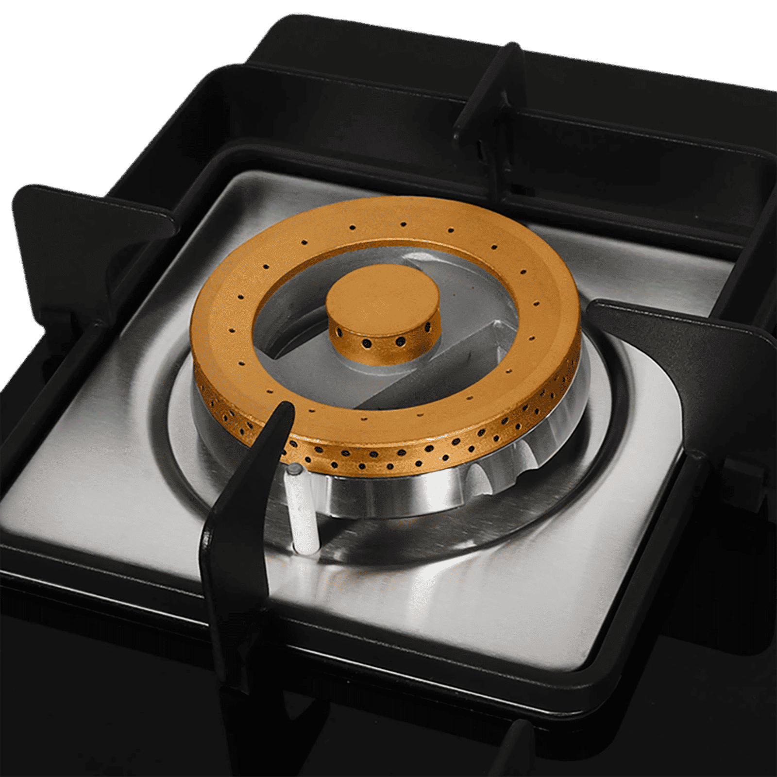 Faber HTG 753 CRS BR CI Tempered Glass Top 4 Burner Automatic Electric Hob (High Quality Knob, Black)_4