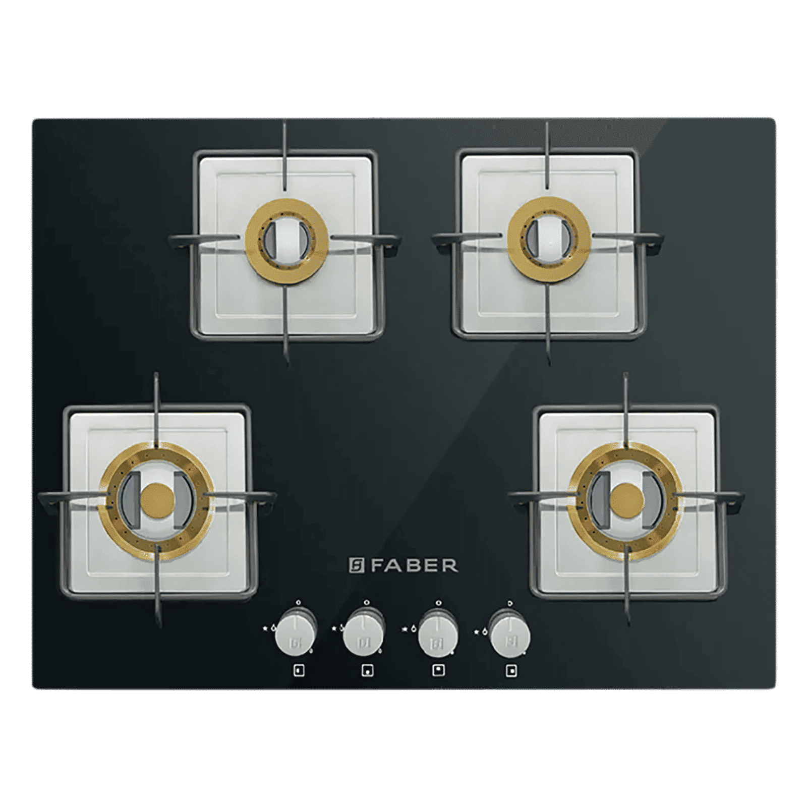 Faber HTG 753 CRS BR CI Tempered Glass Top 4 Burner Automatic Electric Hob (High Quality Knob, Black)_9