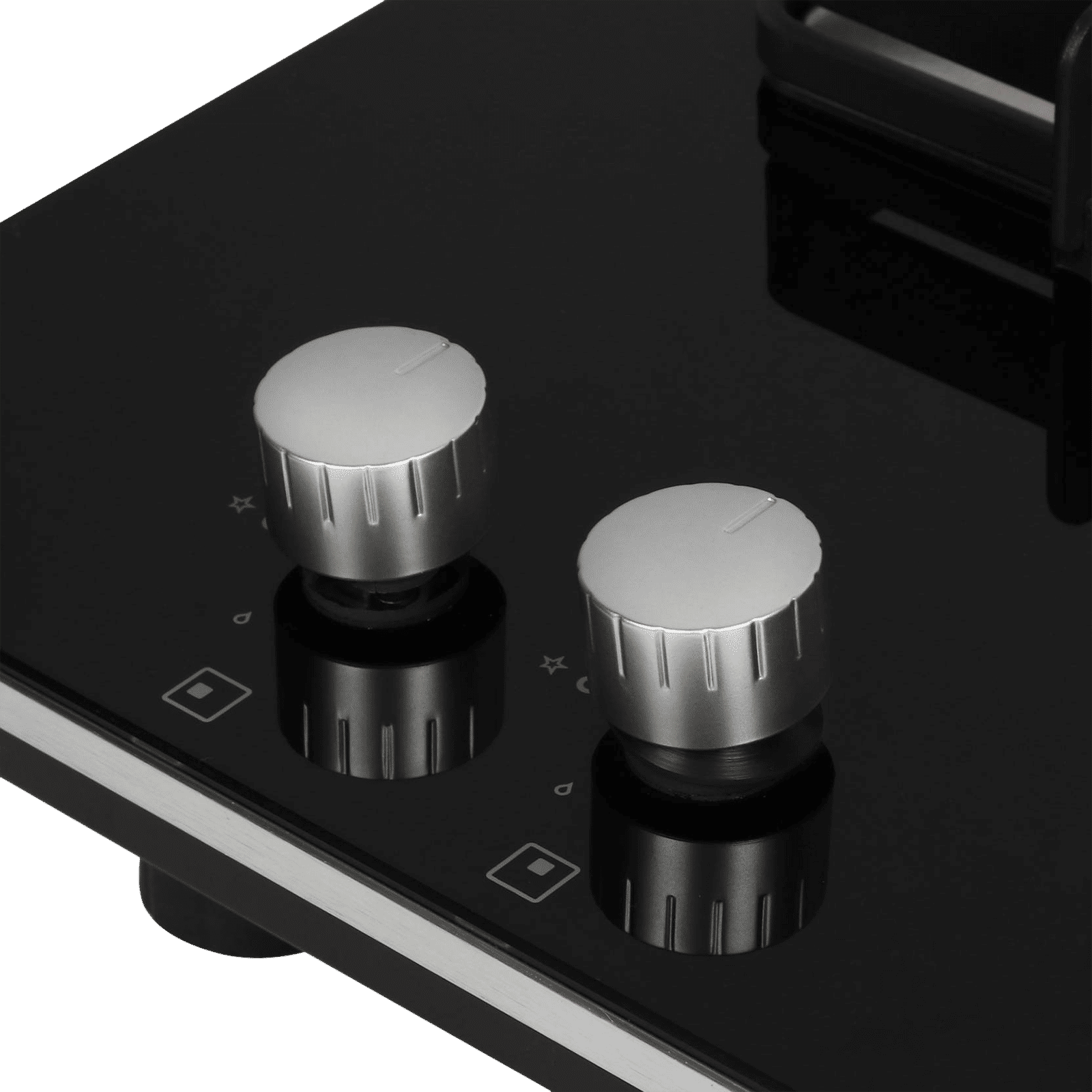 Faber HTG 754 CRS BR CI Toughened Glass Top 4 Burner Automatic Hob (High Quality Knob, Black)_5