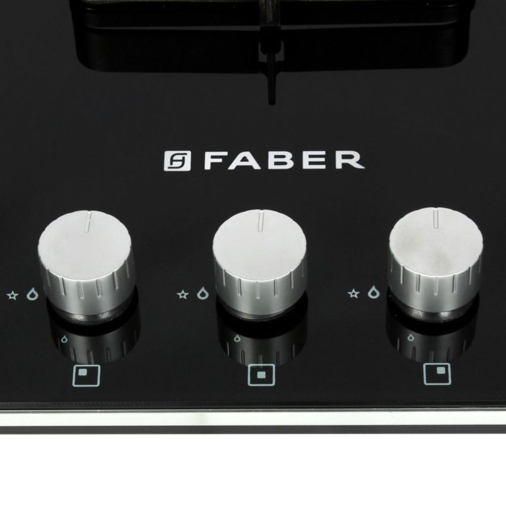 Faber HTG 905 CRS BR CI Tempered Glass Top 5 Burner Automatic Hob (High Quality Knob, Black)_5