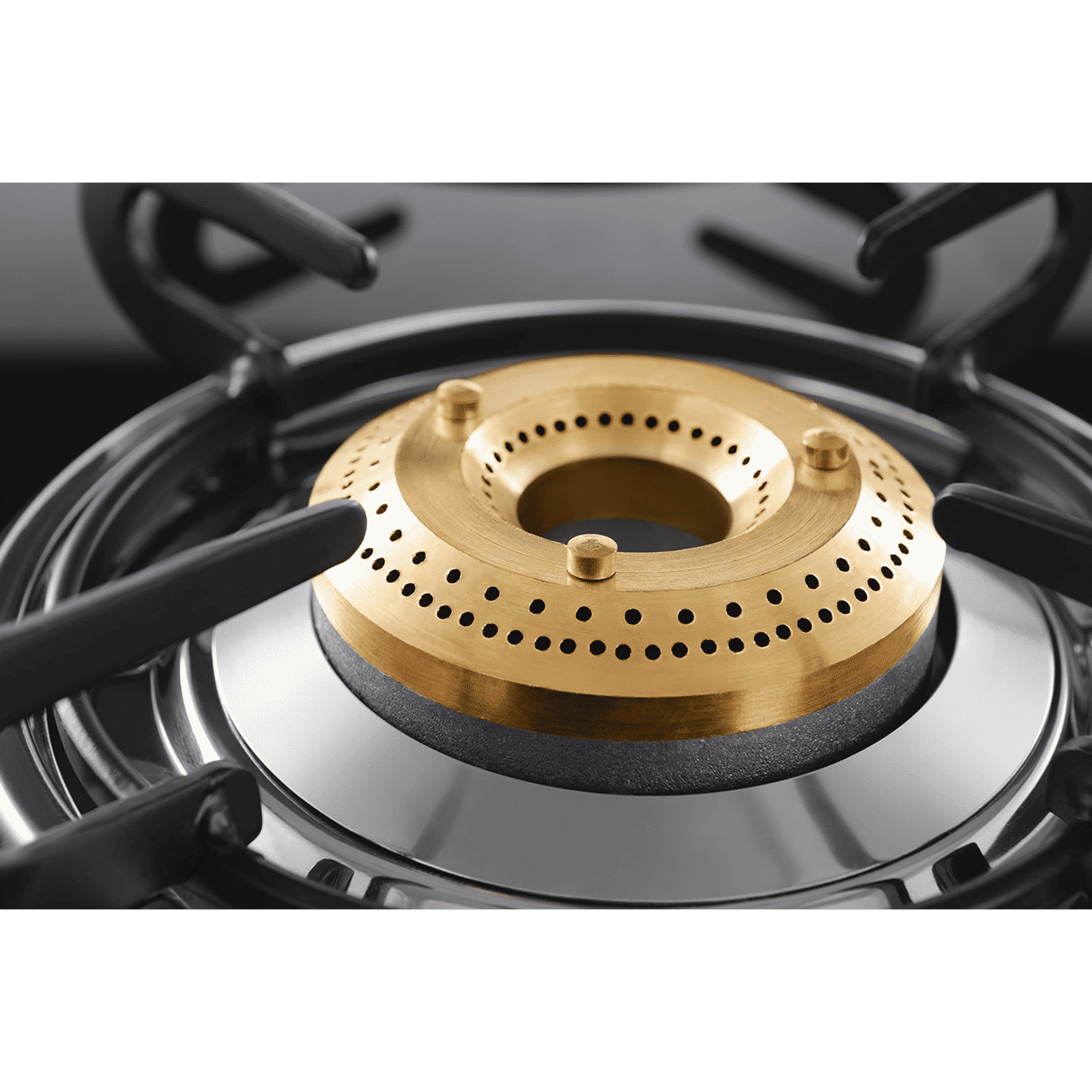 USHA Ebony GS4001 Toughened Glass Top 4 Burner Automatic Gas Stove (Slim Line Design, Black)_6