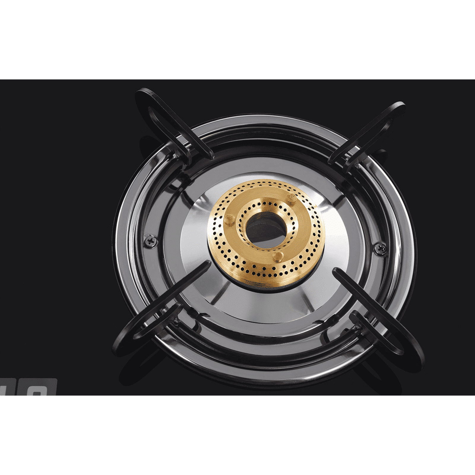 USHA Ebony GS4001 Toughened Glass Top 4 Burner Automatic Gas Stove (Slim Line Design, Black)_7