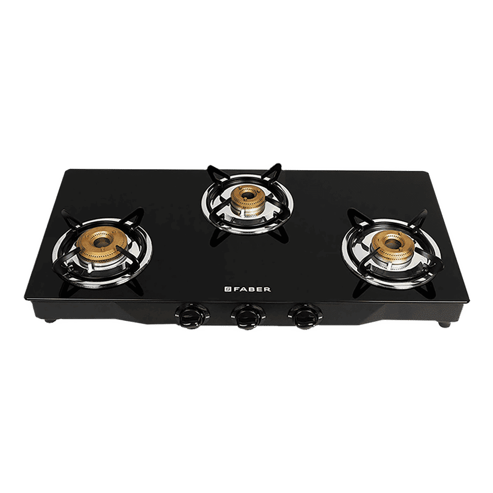 Faber JUMBO 3BB BK AI Toughened Glass Top 3 Burner Automatic Gas Stove (Corrosion Resistance, Black)_9