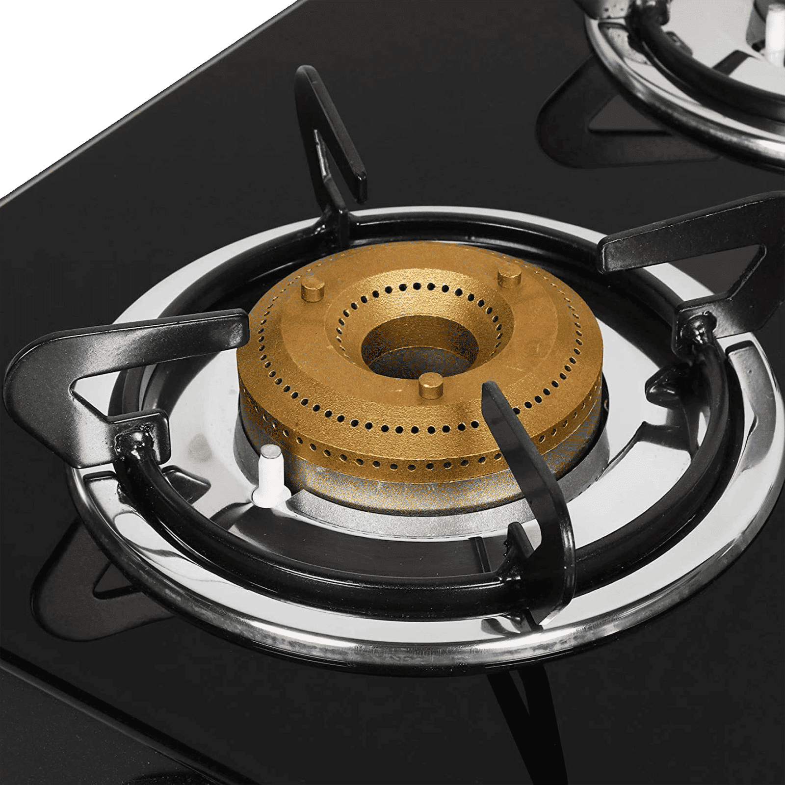 Faber Jumbo 4BB BK AI Toughened Glass Top 4 Burner Automatic Gas Stove (Corrosion Resistance, Black)_4