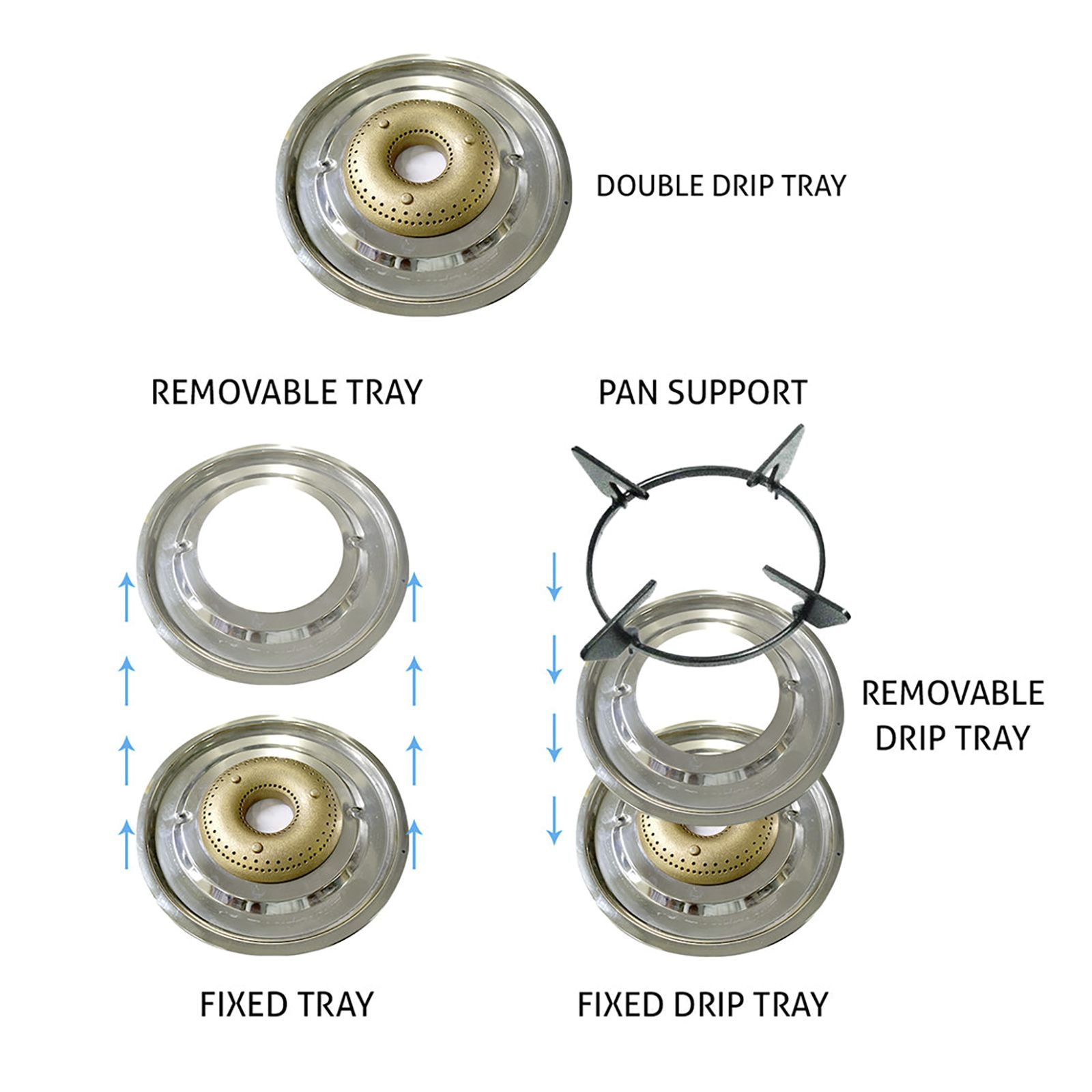 Glen 1038 GT FB AI Toughened Glass Top 3 Burner Automatic Gas Stove (Scratch & Stain Resistant, Silver) Glen 1038 GT FB AI Toughened Glass Top 3 Burner Automatic Gas Stove (Scratch & Stain Resistant, Silver)_7