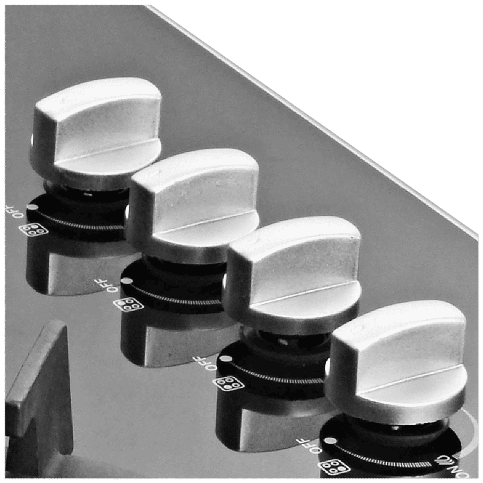 Sunflame Lotus Toughened Glass Top 4 Burner Automatic Hob (Heavy Duty Pan Support, Black)_5