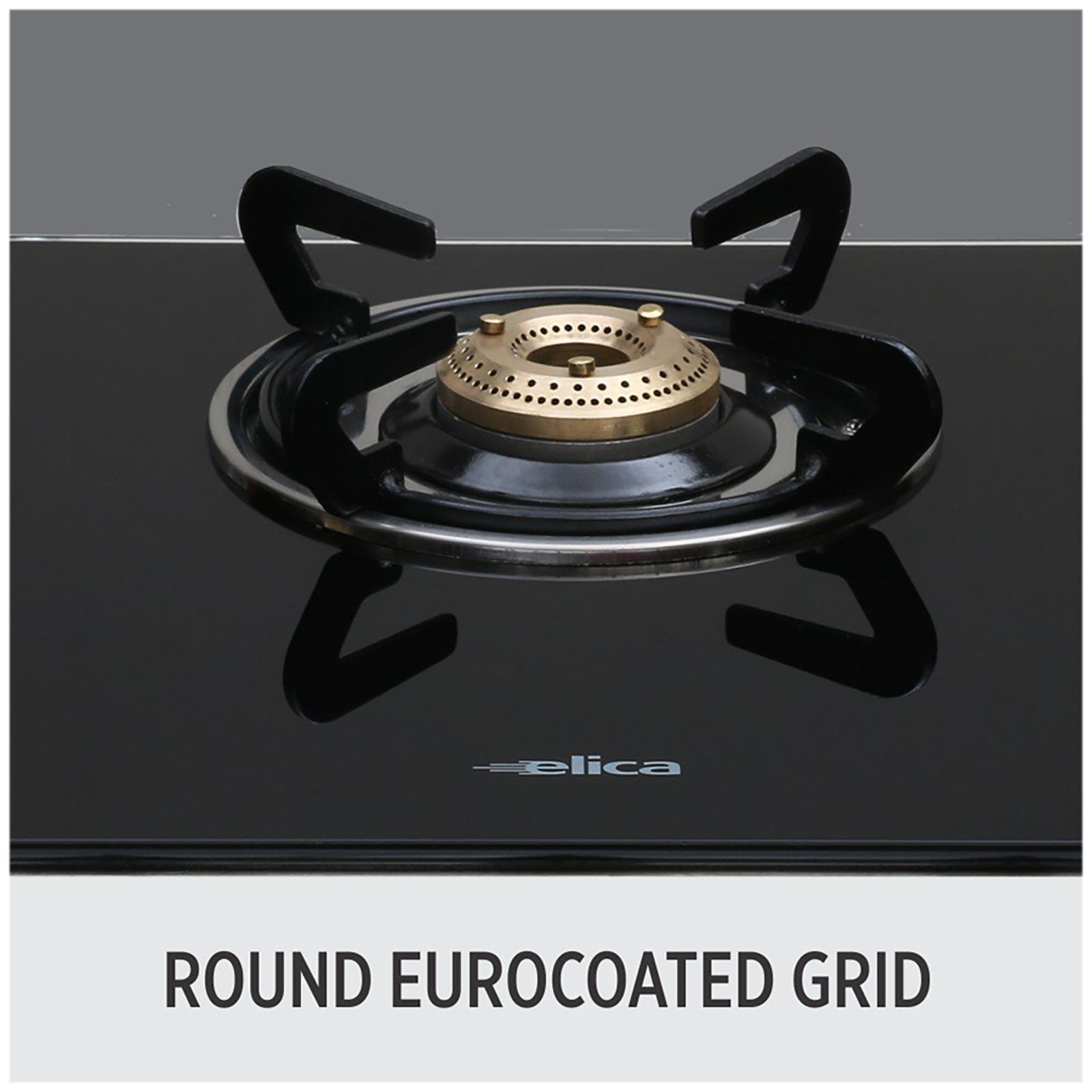 Elica 703 CT VETRO SS Toughened Glass Top 3 Burner Manual Gas Stove (Round Euro Coated Grid, Black)_7