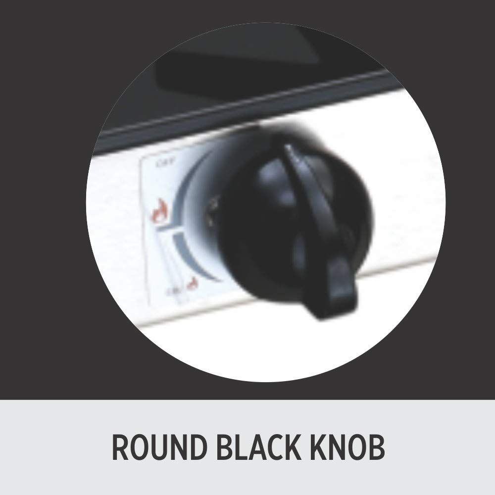 elica 594 CT VETRO BK Glass Top 4 Burner Manual Gas Stove (Round Euro Coated Grid, Black)_10