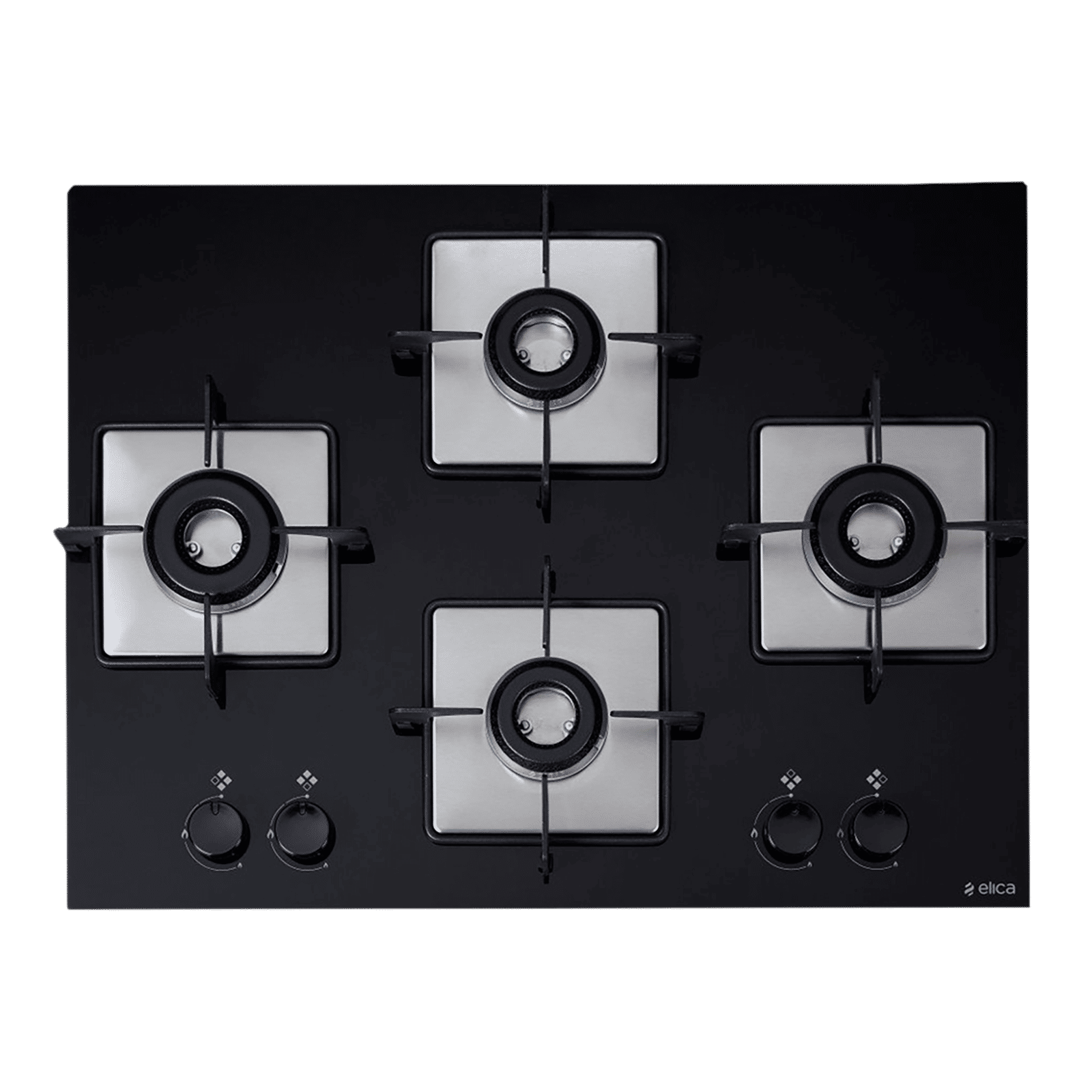 Elica FLEXI HCT 470 DX LOTUS BK Toughened Glass Top 4 Burner Automatic Electric Hob (360 Degree Nozzle Rotation, Black)_5