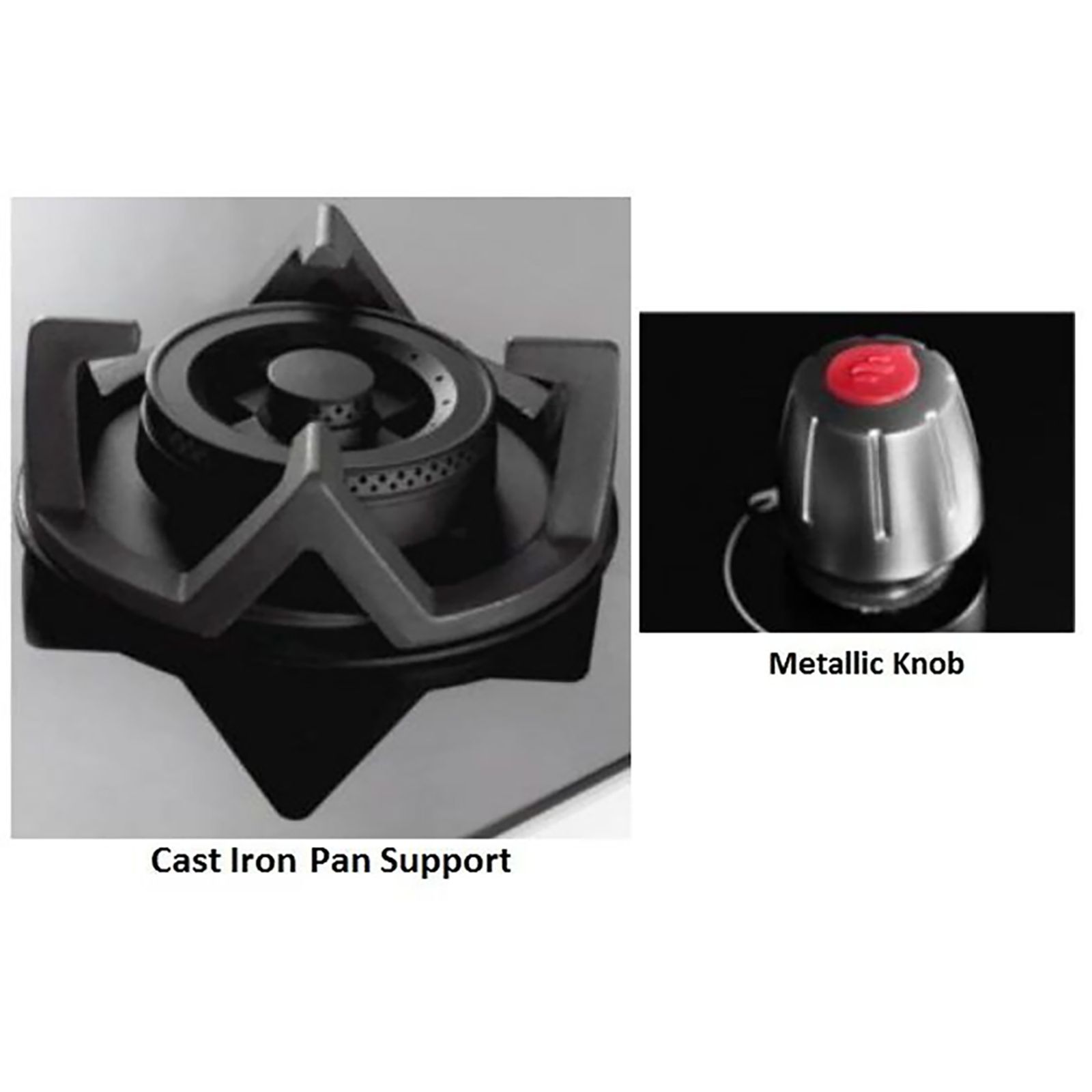 Elica CLASSIC MFC 4B 70 SWIRL N Glass Top 4 Burner Automatic Electric Hob (Multi Flame Control, Black)_4