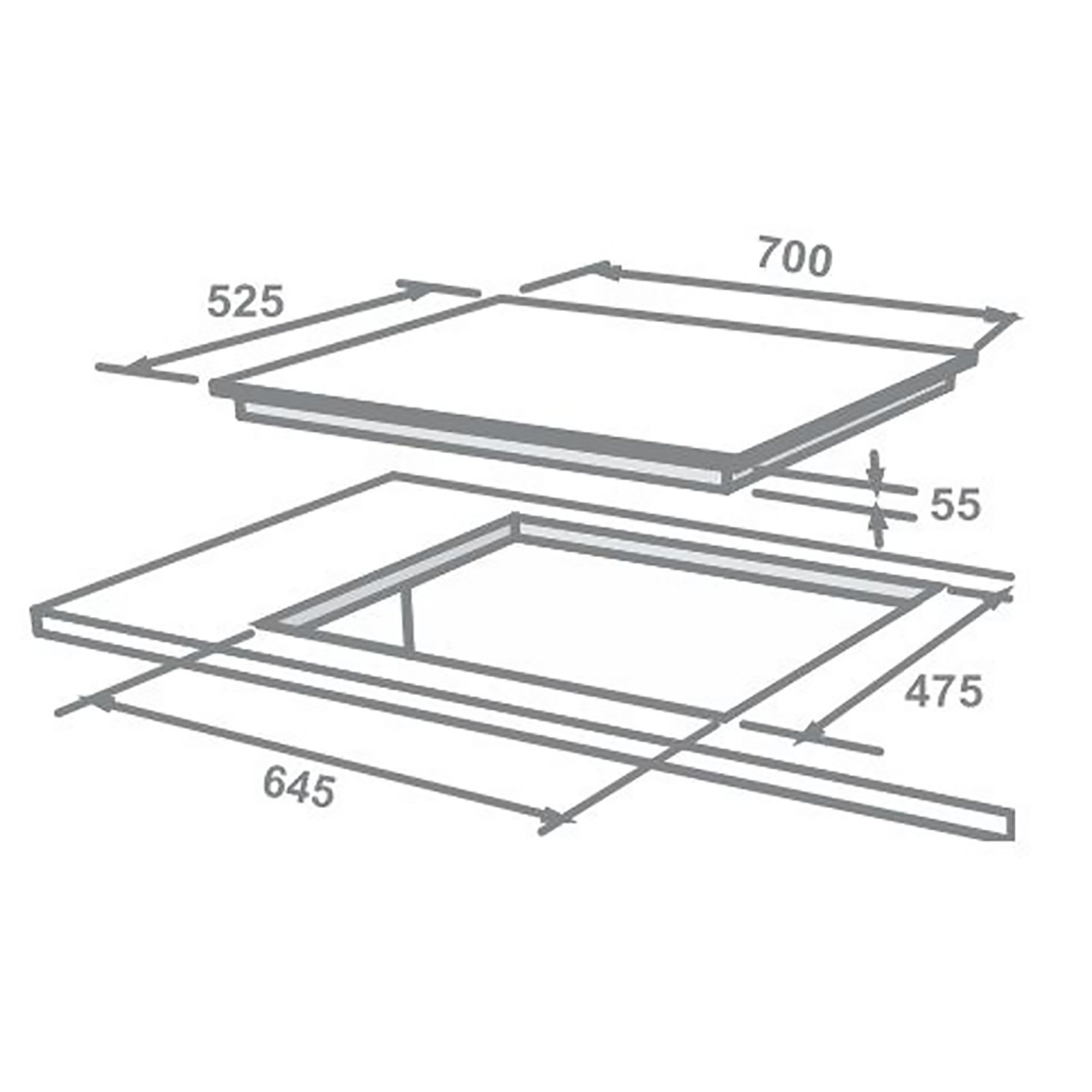 Elica CLASSIC MFC 4B 70 SWIRL N Glass Top 4 Burner Automatic Electric Hob (Multi Flame Control, Black)_5