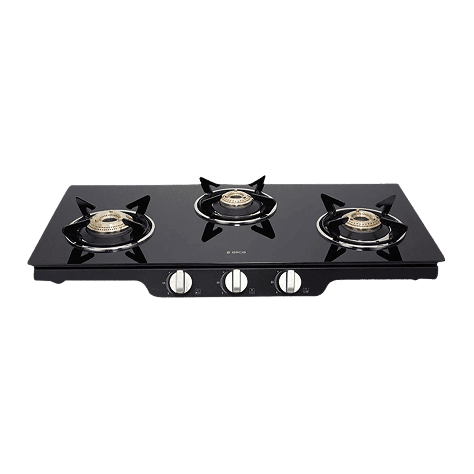 Elica Patio ICT 773 BK(DT AI SE) Toughened Glass Top 3 Burner Automatic Gas Stove (Euro Coated Grid, Black) Elica Patio ICT 773 BK(DT AI SE) Toughened Glass Top 3 Burner Automatic Gas Stove (Euro Coated Grid, Black)_6