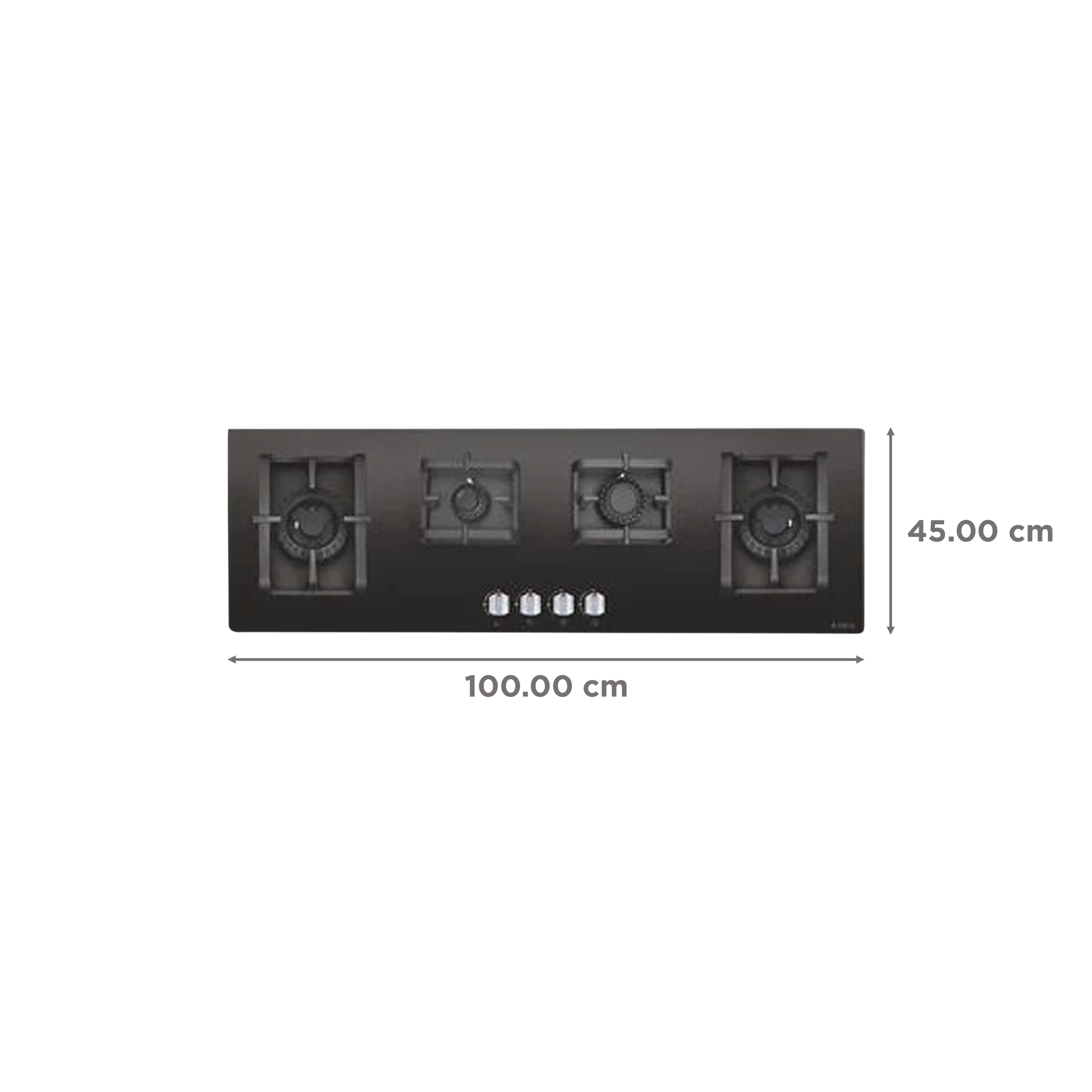 Elica PRO MFC 4B 100 DX SWIRL Glass Top 4 Burner Automatic Electric Hob (Metallic Knob, Black) Elica PRO MFC 4B 100 DX SWIRL Glass Top 4 Burner Automatic Electric Hob (Metallic Knob, Black)_2