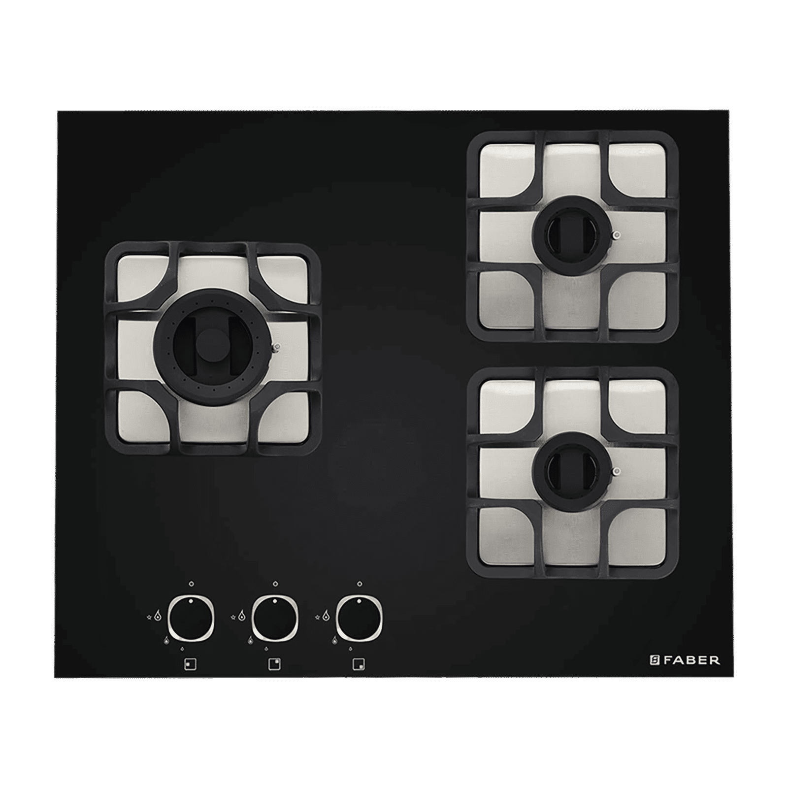 Faber Imperia 603 BRB CI BK Toughened Glass Top 3 Burner Automatic Hob (High Quality Knob, Black)_4