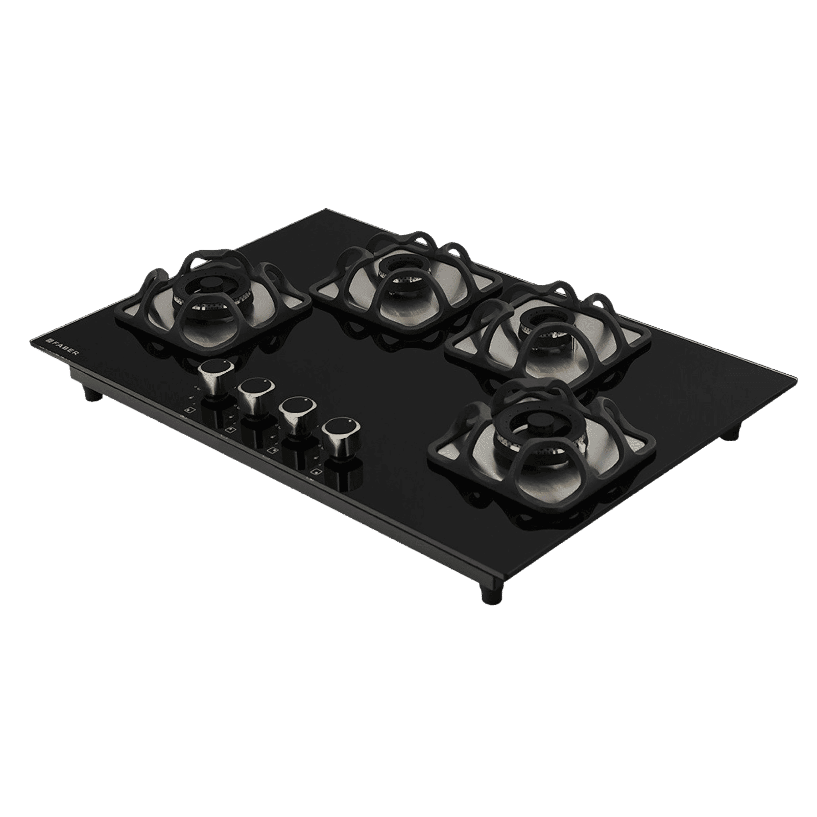 Faber Imperia 784 BRB CI BK Toughened Glass Top 4 Burner Automatic Hob (High Quality Knob, Black)_7