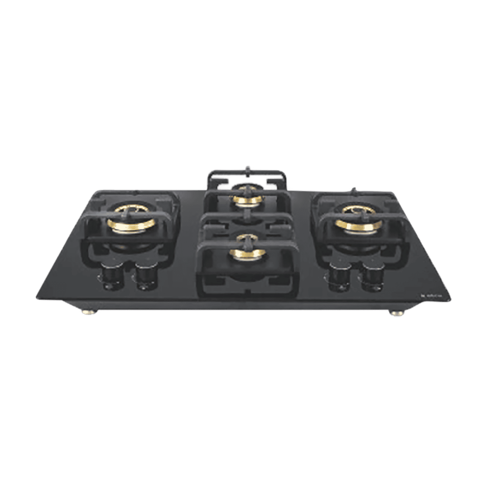 Elica Flexi Pro FB 4B 70 MT DX Glass Top 4 Burner Automatic Hob (Round Metallic Knob, Black)_6
