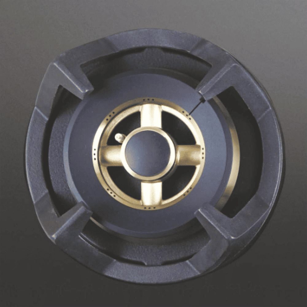 Elica CLASSIC FLEXI FB MFC 4B 70 MT Glass Top 4 Burner Automatic Electric Hob (Round Metallic Knob, Black)_4