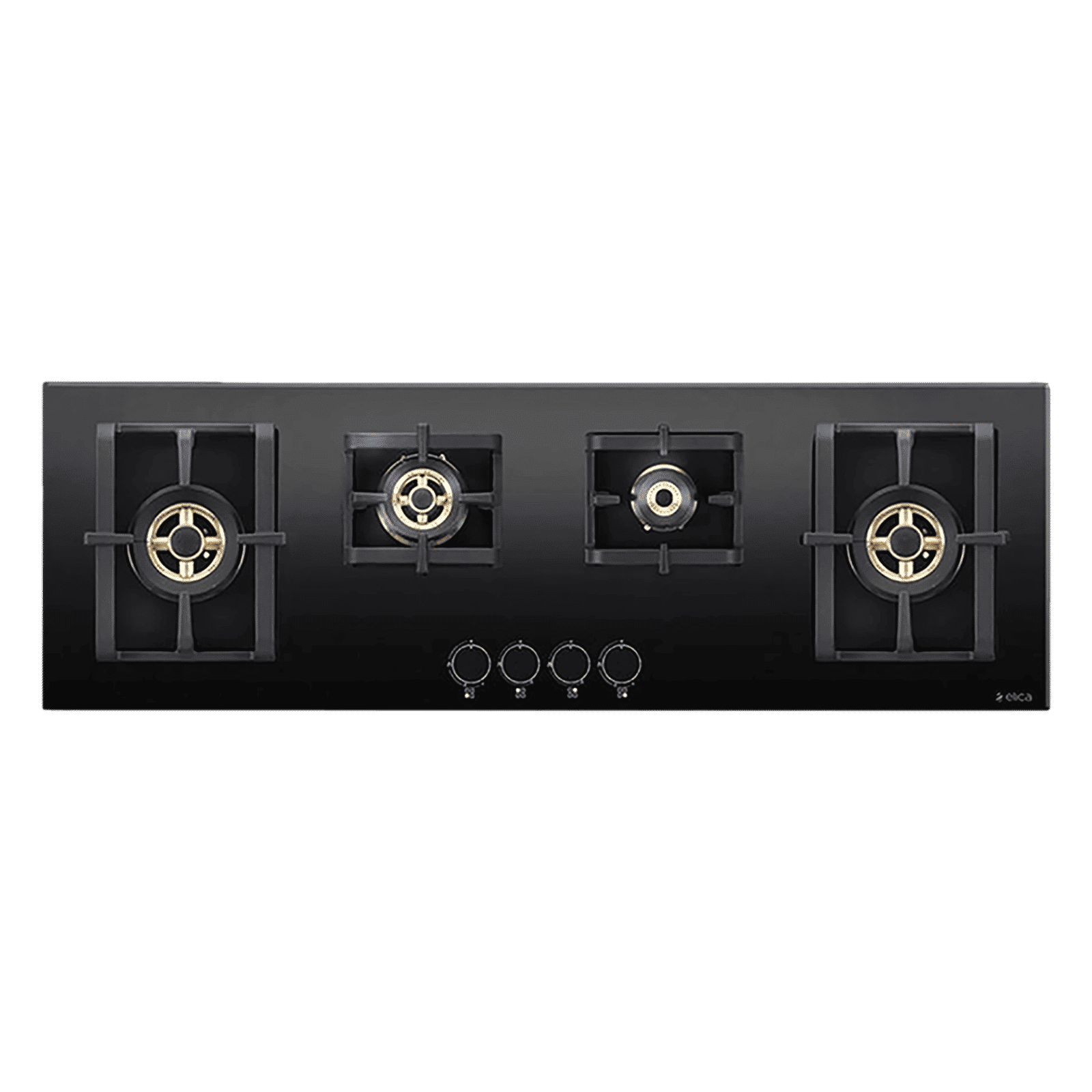 Elica PRO FB MFC 4B 120 DX FFD Glass Top 4 Burner Automatic Electric Hob (Round Metallic Knob, Black)_1