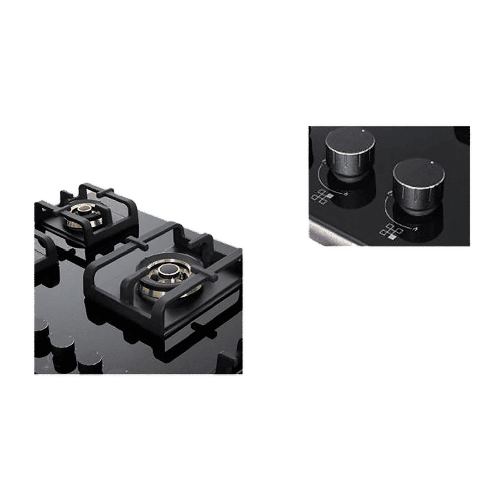 Elica PRO FB MFC 5B 90 MT FFD Glass Top 5 Burner Automatic Electric Hob (Round Metallic Knob, Black)_10