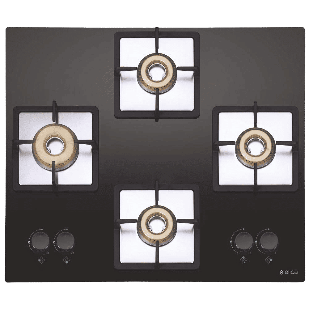 Elica FLEXI AB HCT 460 Glass Top 4 Burner Automatic Electric Hob (Multi Flame Control, Black)_4
