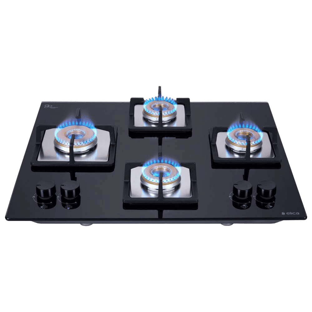Elica FLEXI AB HCT 460 Glass Top 4 Burner Automatic Electric Hob (Multi Flame Control, Black)_5