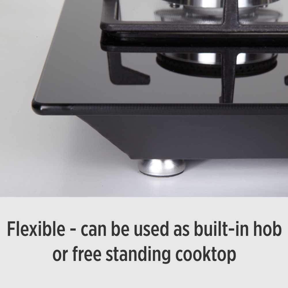 Elica FLEXI AB HCT 470 DX Glass Top 4 Burner Automatic Electric Hob (Multi Flame Control, Black) Elica FLEXI AB HCT 470 DX Glass Top 4 Burner Automatic Electric Hob (Multi Flame Control, Black)_6