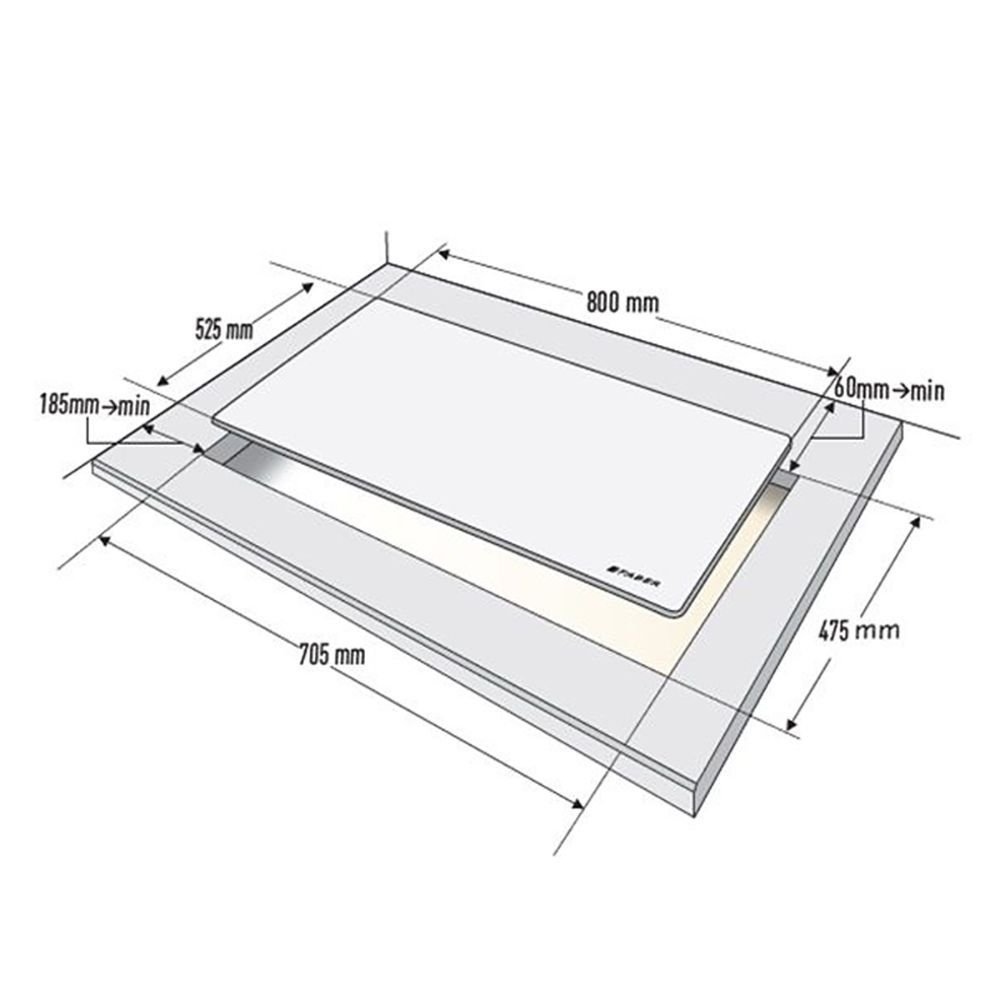 Faber UTOPIA HT 804 BR CI Toughened Glass Top 4 Burner Automatic Electric Hob (Heat Resistant Metal Knob, Black)_10